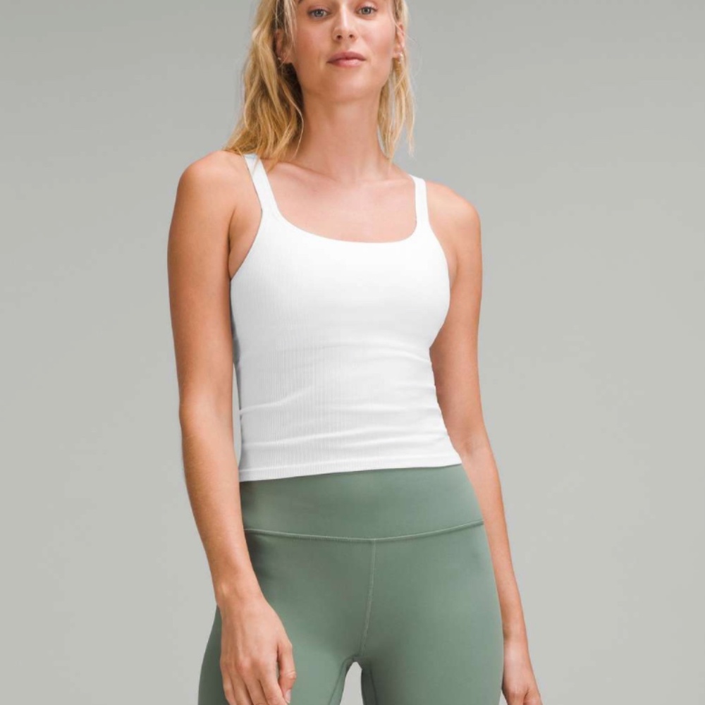 White Ebb to Street Cropped Scoop-Neck Tank Top | Lululemon